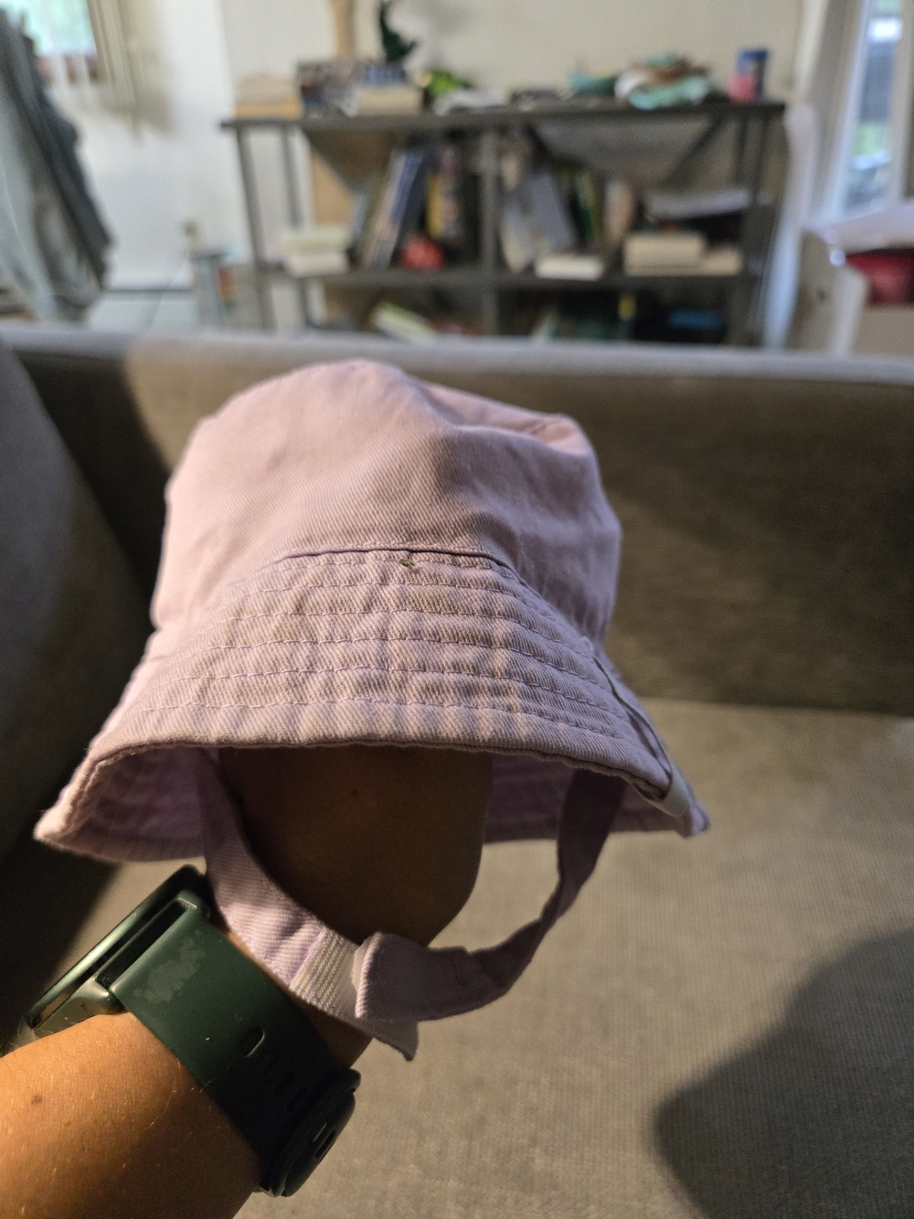 Carter's Lilac Toddler Bucket Hat with Chin Strap